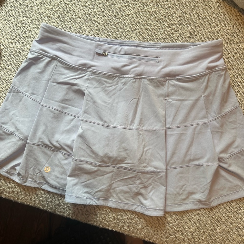 Lululemon Light Gray Athletic Skirt